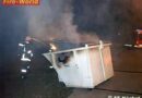 Vlbg: Starke Rauchentwicklung bei Papiercontainerbrand