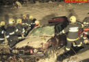 Oö: Technische Übung mit Feuerwehr und Rotem Kreuz Mondsee