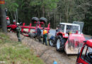 Oö: Holzanhänger bei Waldarbeiten in Lasberg umgekippt