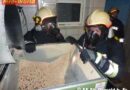 Oö: Brand einer Pellets-Heizungsanlage