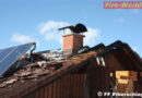 Oö: Brand am Dachstuhl in Piberschlag