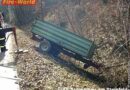 Nö: Traktor verlor bei Bergfahrt seinen Anhänger