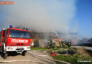 Oö: Landwirt bei Rettungsversuch der Tiere bei Bauernhofbrand getötet