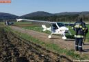 Nö: Ultra-Leichtflugzeug musste auf Feldweg notlanden