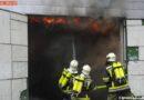 Nö: Brand einer Lagerhalle in Amstetten
