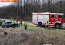Nö: Pkw kommt nach Unfall auf der A4 im Straßengraben zum liegen