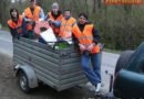 Nö: Großweikersdorfer Feuerwehrjugend bei Flurreinigung 2010