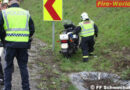 Nö: Dienstmotorräder der Polizei in Schwechat auf Abwegen