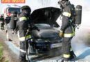 Nö: Lkw-Lenker bekämpft Fahrzeugbrand mit einem Feuerlöscher