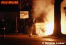 Oö: Drei Altpapiercontainer gingen in Flammen auf