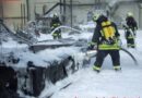Oö: Lüftungsanlage am Dach einer Halle in Brand geraten