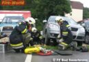 Bgld: Pkw auf großen Stein aufgefahren