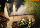 Nö: Leer stehendes Wohnhaus in Brunn/Pitten in Flammen