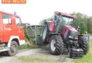 Nö: Bergung eines Traktors samt Abschiebewagens