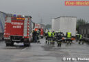 Oö: Lkw-Auffahr-Unfall auf der A1 bei St. Florian