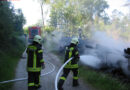 Deutschland: Waldbrand am Speicherbecken in Herdecke