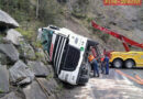 Tirol: Marmelade-Lkw-Unfall am Fernpass bei Nassereith