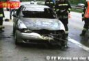 Nö: Fahrzeug auf der S33 völlig ausgebrannt