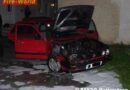 Bgld: Abgestelltes Fahrzeug begann im Motorraum zu brennen