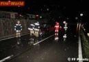 Nö: Pkw prallte bei Unfall gegen einen Zaun