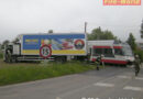Oö: Glimpfliche Kollision zwischen Lkw und Linzer Lokalbahn in Prambachkirchen