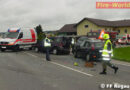 Oö: Unfall mit drei Pkw und einem Lkw, B 145 in Regau