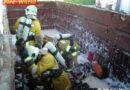 Oö: Sperrmüllcontainer im Abfallsammelzentrum in Brand geraten