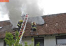 D: Dachstuhlbrand in Daglfing in München