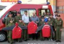 Oö: Neue Jacken für die Jugendgruppe von Fa. Hauer Johann