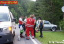 Nö: Motorrad nach Unfall auf der B20 aus Bach geborgen