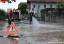Oö: 100 Einsatzstunden zur Beseitigung der Unwetterschäden