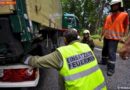 Stmk: Sattelzug landete auf der B72 in Straßengraben