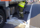 Nö: Schadstoffeinsatz auf der A21 nach verrutschter Lkw-Ladung