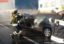 Nö: Motorraum bei Pkw in Vollbrand