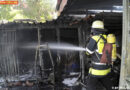 D: Materiallager in München in Brand