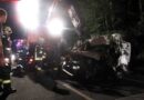 Stmk: Schwerer Verkehrsunfall auf der B76 – Kleintransporter landete im Wald