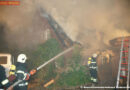 Deutschland: Reet-Dach-Haus in Schashagen in Flammen