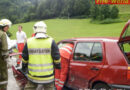 Nö: Verteilerkastenbrand und Verkehrsunfall auf der B 121 / Waidhofen