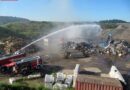 Oö: Großbrand bei Müllentsorgungsbetrieb in Wels
