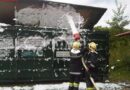 Bgld: Neun Unwettereinsätze und ein Containerbrand beim Feuerwehrfest