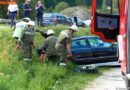 Stmk: Pkw überschlägt sich in Strassengraben