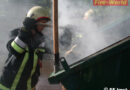 Tirol: Müllcontainerbrand in der  Geschützten Werkstätte in Imst
