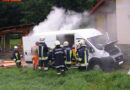 Nö: Schleifstaub entzündet sich in Kastenwagen -> Fahrzeugbrand