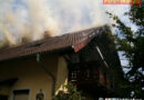 Oö: Wohnhaus bei Brand in Laakirchen schwer beschädigt