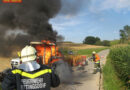 Oö: Brand eines Traktors in Nettingsdorf