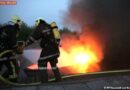 Bgld: Elektroboot am Steg in Brand geraten