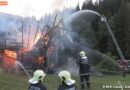 Stmk: Schwierige Wasserversorgung bei Brand in Pichl