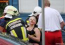 Oö: Einsatzübung schwerer Verkehrsunfall auf der B137
