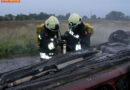 Nö: Übung: Menschenrettung und Fahrzeugbrand nach Verkehrsunfall