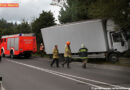 Oö: Lkw Unfall -> Lenker sackt am Steuer zusammen: Tot!